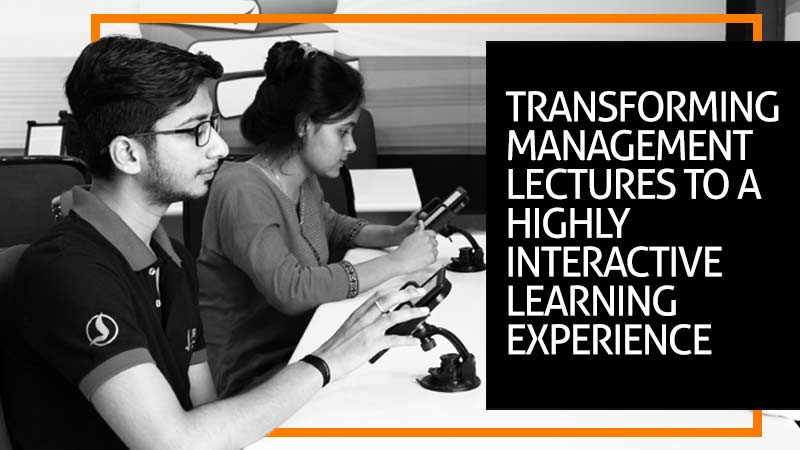 Transforming Management Lectures to a highly interactive learning experience