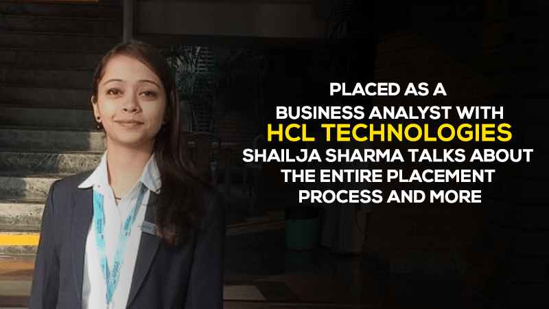 Shailja Sharma talks about the entire placement process and more