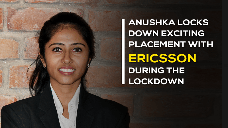 Anushka Agarwal after doing PGDM/Business Course from Jaipuria Institute of Management, Jaipur